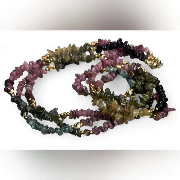 STAUER Semi-Precious Multi-Stone, 3 Piece Set - Necklace, Bracelet & Earrings - Picture 6 of 8